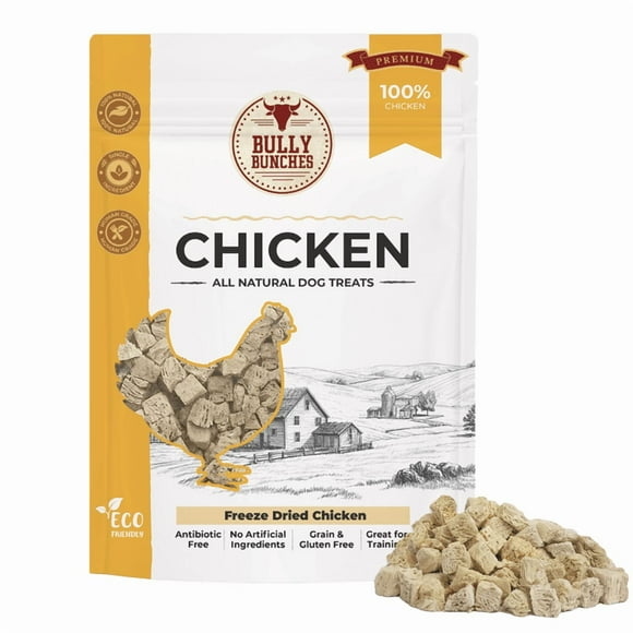 Bully Bunches Freeze Dried Chicken (100g) - Human Grade