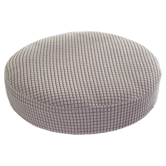 Bar Stools Seat Cover, Elastic Dustproof Bar Chair Covers Washable Bar Stool Cushions, Slipcover for Barstool, Kitchen, Only Cushion , Light Grey