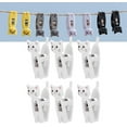 thumbnail image 5 of Pack Of 6 Plastic Beach Towels Clips Windproof Plastic Towel Clips Plastic Clipswhite, 5 of 5