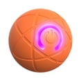 thumbnail image 2 of Bola de juguete para perros Bola de rodadura automática para cachorros y gatitos pequeños medios medianos grandes perros grandes naranja, 2 of 8