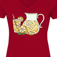 thumbnail image 4 of Inktastic Fresh Lemonade Women's V-Neck T-Shirt, 4 of 5