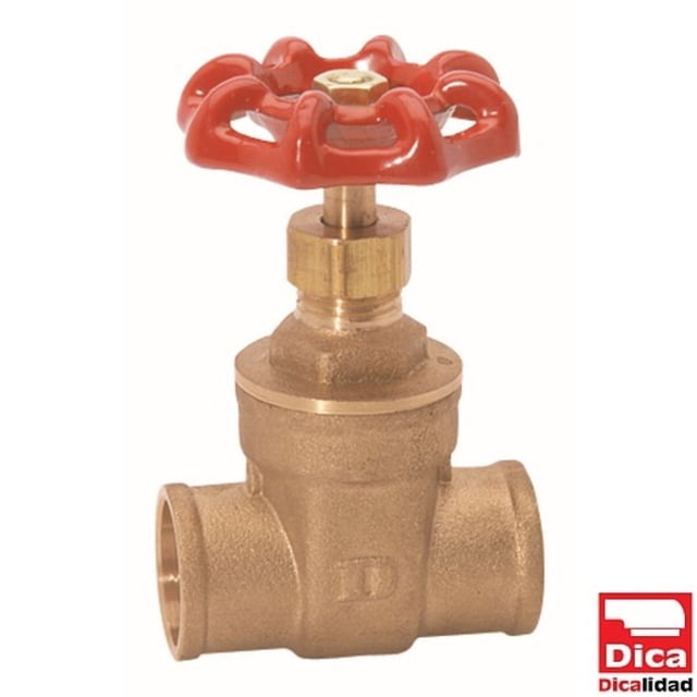 Valvula De Compuerta Soldable Dica 694.51 2 Bronce