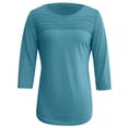 thumbnail image 4 of HUANBAI Trendy Plus Size Tops For Everyday Wear Loose Fit Comfortable Casual Design Perfect For Denim Jeans In Spring Summer And Fall, 4 of 4