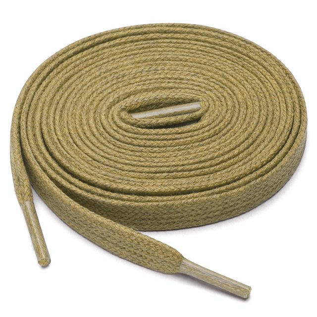 2 Pares Cordones Plana Para Hombres Mujeres De Botas De Algodón Encerado Calzado Casual Caqui 180cm / 70.86