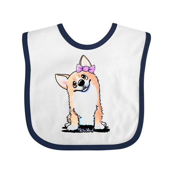 Inktastic Corgi Puppy Girl Boys or Girls Baby Bib