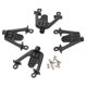 thumbnail image 1 of Paquete de 4 RC Crawler Coche Frente trasero Metal Metal Amortiguador Montaje Soporte de amortiguador desmontable Reemplazo ajustable para SCX10 1/10 Negro Sweethay FN000914-01, 1 of 6