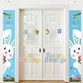 thumbnail image 3 of 1 Set Door Decorations Wood Rabbit Spring Letter Pattern Party Supply Easter Wreath Cute Eye-catching Doors Hangers Wreathes JM00292, 3 of 7