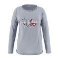 thumbnail image 3 of YVNAURA EKG Sweatshirts for Women Heartbeat Pulse Line Graphic Long Sleeve Pullover Tops Crew Neck Round Neck Loose Fit Casual Fall Clothes 2026 Relaxed Oversized Top, Grey,M, 3 of 3