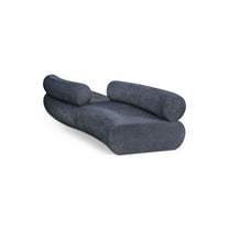 Meridian Furniture Bale Navy Chenille Fabric Modular Sofa