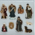 thumbnail image 4 of KOYPTL 11Pcs Resin Nativity Figurines Set Christmas Nativity Sets Tabletop Scenes Ornaments Xmas Nativity Collectible Figurines Indoor Christmas Decorations Miniatures Statues Figures 7.1" x 5.2", 4 of 10
