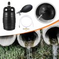 thumbnail image 1 of Tapón de tubería inflable, tapón de prueba de plomería premium, reparación, goma resistente y profesional con pelota inflable de mano 12 cm x 45 cm, 1 of 8