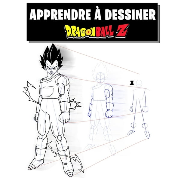Apprendre A Dessiner Dragon Ball Z Livre De Dessin Dessiner Vos Personnages Preferes Facilement Etape Par Etape Paperback Walmart Com