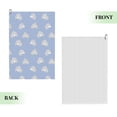 thumbnail image 2 of Kdxio Cute Poodle Dog Pattern Golf Towel (24" X 16") with Carabiner Clip - The Convenient Golf Cleaning Towel, 2 of 8