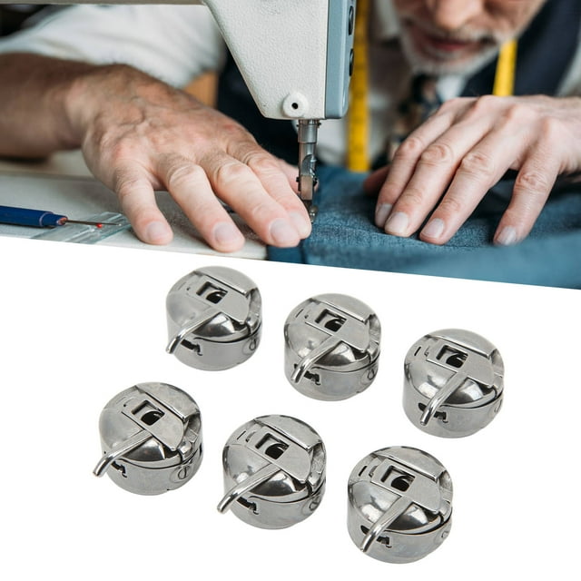 MÁQUINA 6 CASE DE PIZAS DE BOBINA DE SUPERFICES SUVIZANTES DE BOBINA DE COSTURA PARA LA MAYORÍA DE LAS MÁQUINAS DE COSER