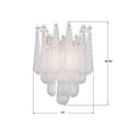 thumbnail image 7 of OLL-6002-AG-CL Crystorama Lighting Ollie - 2 Light Wall Sconce-18.75 Inch Tall and 14 Inch Wide-Aged Brass Finish-Clear Glass Color, 7 of 7