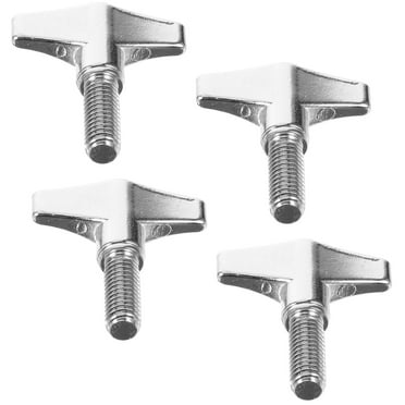 OUNONA 4Pcs Drum Wing Screws Metal Percussion Instrument Repair Accessories