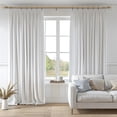 thumbnail image 2 of Barra de cortina QDWIS de imitación de madera bohemio de 168 a 305 cm, ajustable, 2 of 9
