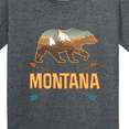 thumbnail image 4 of Inktastic Montana Vacation Bear Silhouette Youth T-Shirt, 4 of 5
