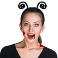 thumbnail image 4 of Diadema con antena Coopay Butterfly Black Velvet, paquete de 12, 4 of 7
