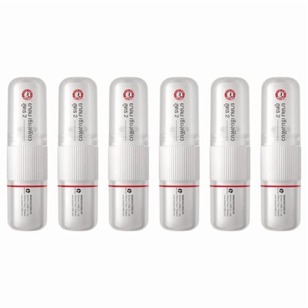 Siang Pure Aromatherapy Nasal Inhaler 6 Pack – Refreshing Menthol, Peppermint & Eucalyptus Oil Blend – Natural Cooling & Soothing Aroma for Easy Breathing