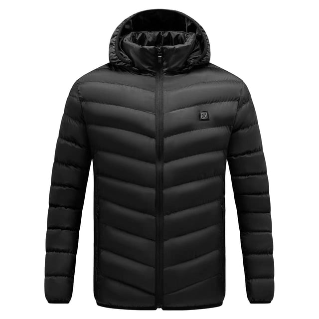Gibobby Chamarra cazadora hombre Chaqueta acolchada ligera resistente para hombre(Negro,G)