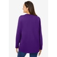 thumbnail image 3 of Woman Within Plus Size Perfect Long-Sleeve Crewneck Tee (Petite Available), 3 of 6