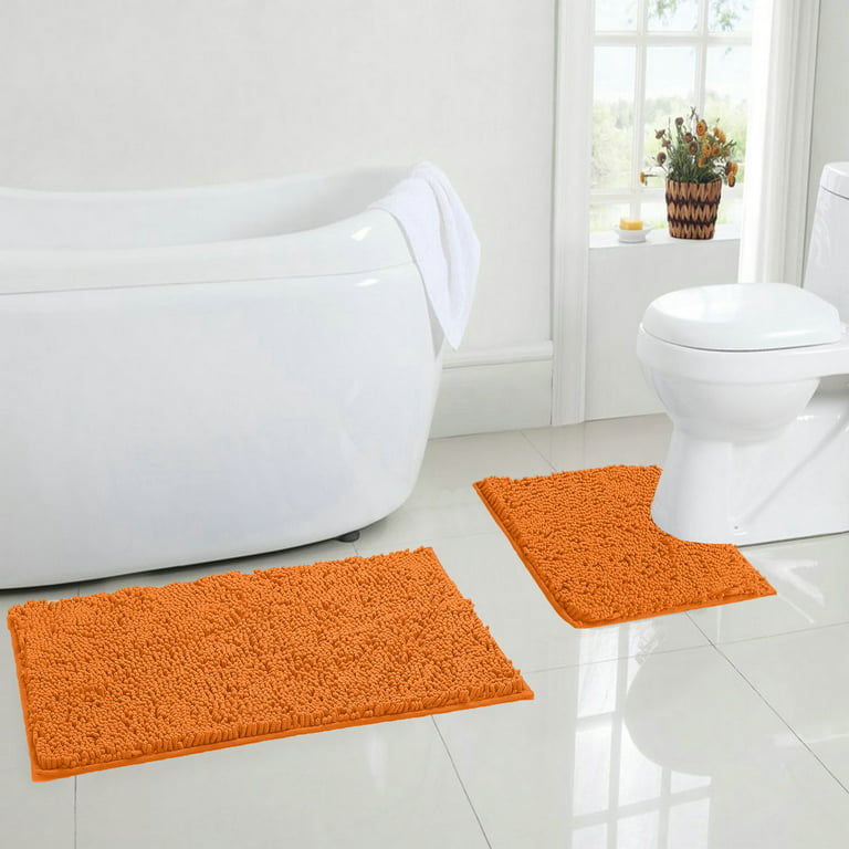 Bathroom Mat By LuxUrux-Extra-Soft Plush Bath Shower 20 x 30