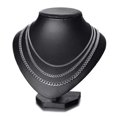 thumbnail image 2 of 3-7MM Cuban Curb Flat Link Chain Men Necklace Chain Stainless Steel 18 20 22", 2 of 2