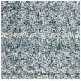 thumbnail image 2 of SAFAVIEH Abstract Ethelyn Solid Area Rug, Black/Ivory, 6' x 6' Square, 2 of 10