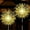 Warm White, variant on 2 PCS Solar Firework Light, Outdoor Solar Garden Decorative Lights 120 LED Powered 40 Copper Wires String DIY Landscape Light for