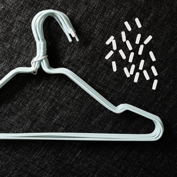 AURARMLET 500pcs Rubber Hanger End Caps Wire Covers for Indoor Hangers Rack and Flexible Use