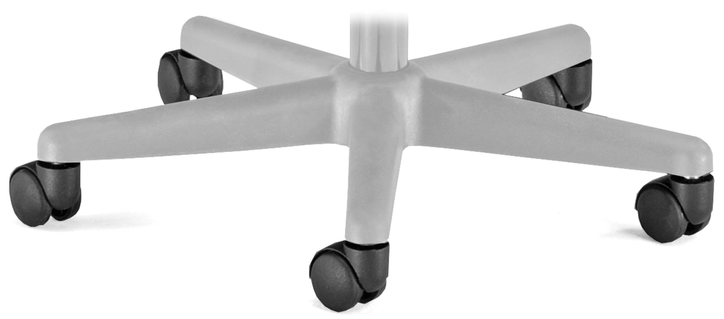 HFCASTER Durable plastic Smooth rolling Hard Floor Soft casters easily