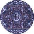 thumbnail image 1 of Ahgly Company Indoor Round Persian Blue Traditional Area Rugs, 8' Round, 1 of 4