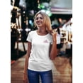 thumbnail image 2 of Cute Little Pink Poop T-Shirt Women -Image by Shutterstock, Female Large, 2 of 4