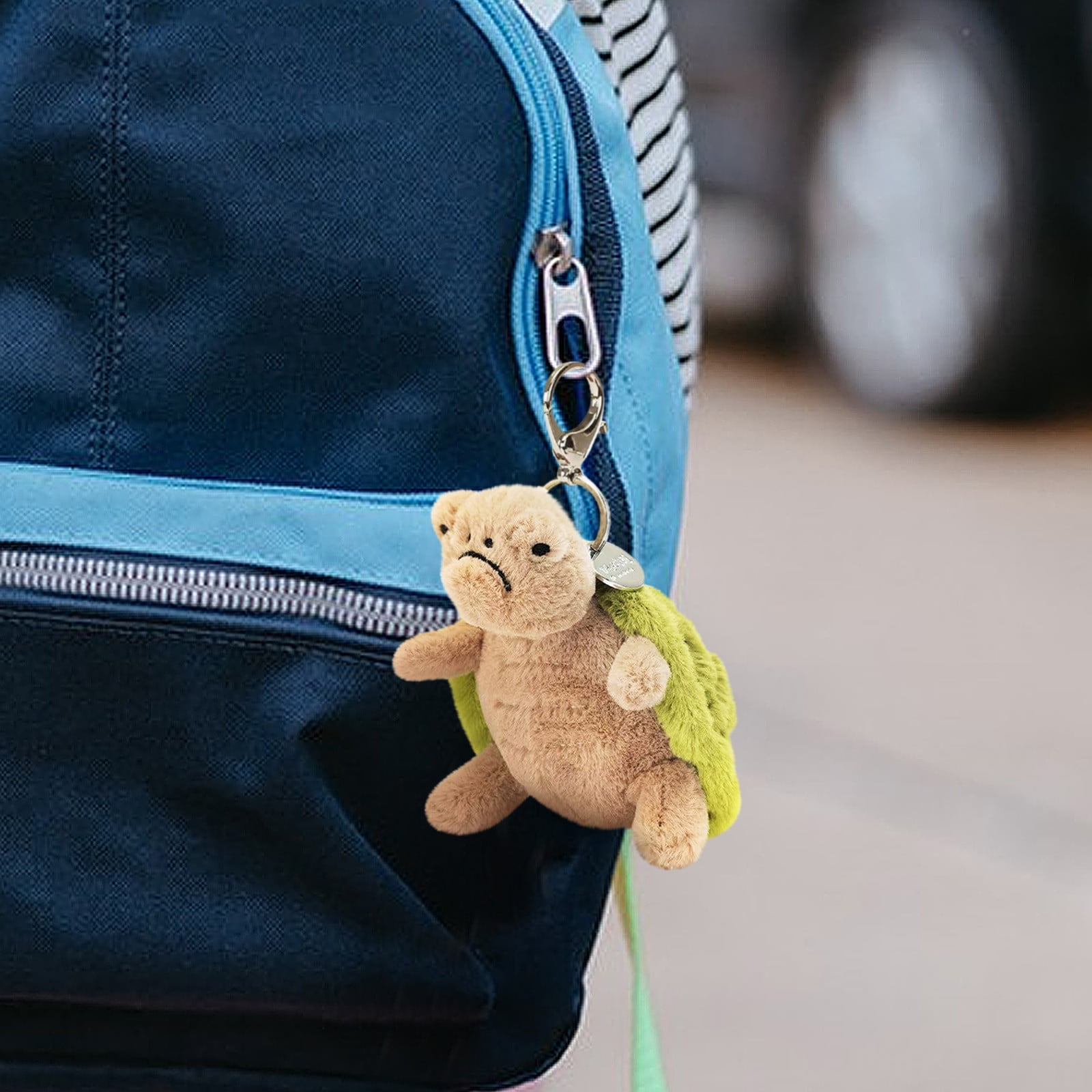 Stuffed Toy Gifts Adorable Plush Turtle Keychain Soft Stuffed Animal Key Ring with Clip for Kids & Adults, Perfect Gift Accessory