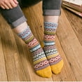 thumbnail image 4 of Fraobbg 5-Pack Women's Warm, Thick Knitted Wool Crew Casual Socks, 4 of 9