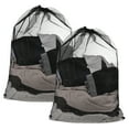 thumbnail image 1 of Bolsas de Lavandería de Malla 24x36 IN con Cordón [2PCS] - Forro de Lavandería Grande y Duradero - [Negro] Bolsas de Malla, 1 of 6