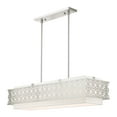 thumbnail image 4 of Livex Lighting - Calinda - 6 Light Linear Chandelier in Glam Style - 12 Inches, 4 of 15