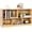 Yellow, variant on NurtureTail 5 Cube Bookcase, Wooden Storage Open Bookshelf with Multipurpose Display Shelves, Modern Organizer Cabinet for Living Room, Bedroom, Hallway, Kids Playroom and Reading Nook(Grey)