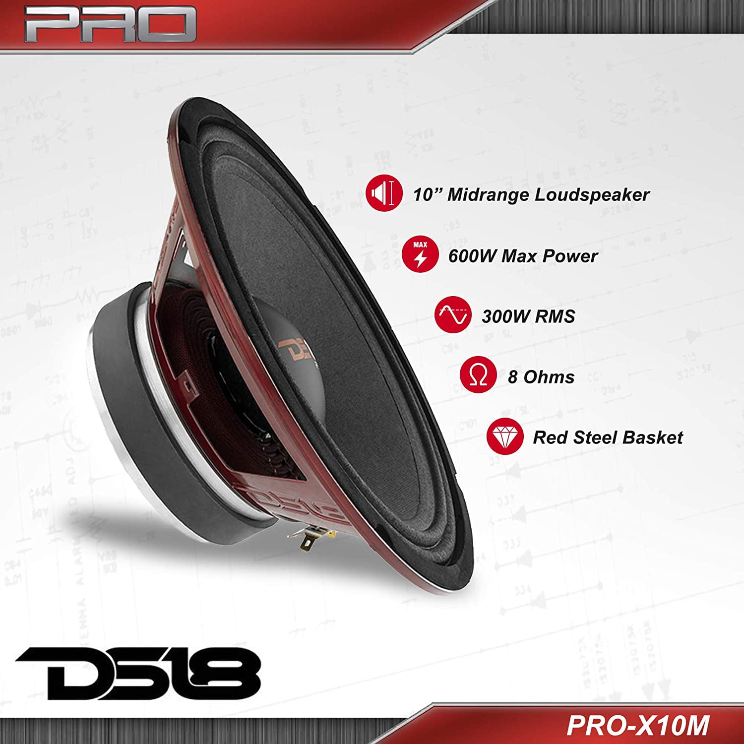ds18 10 inch midrange