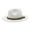 White, variant on MANHUJI Top Hats For Men Windfall Men & Women Vintage Wide Brim Fedora Hat With Belt Buckle Grace (Gray,One Size)