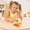 Chicken Yellow, variant on Wind Up Spring Powered Yellow Chick Runner, Plastic Puzzle Clockwork Toy for Kids, Cause Effect Learning Play for Toddlers, Cute Birthday Holiday Gift for Boys Girls