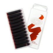 (2 pack) Thorntons Short Standard International Fountain Pen Ink Cartridges (Pack of 12)