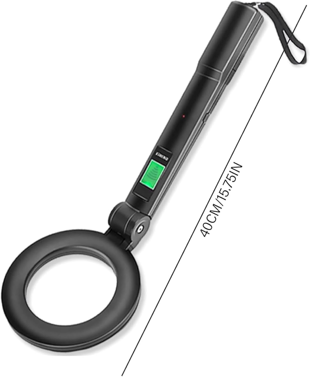 Foldable Handheld Metal Detector, Portable 360° Scanning Metal Tool with LCD Display and 3 Adjustable Modes High Sensitivity Lightweight Metal Detector, for Finding Gold and Sliver Rings