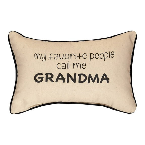 Manual Woodworkers & Weavers 12.5 x 8.5 in. My Favorite People Call Me Grandma Throw Pillow
