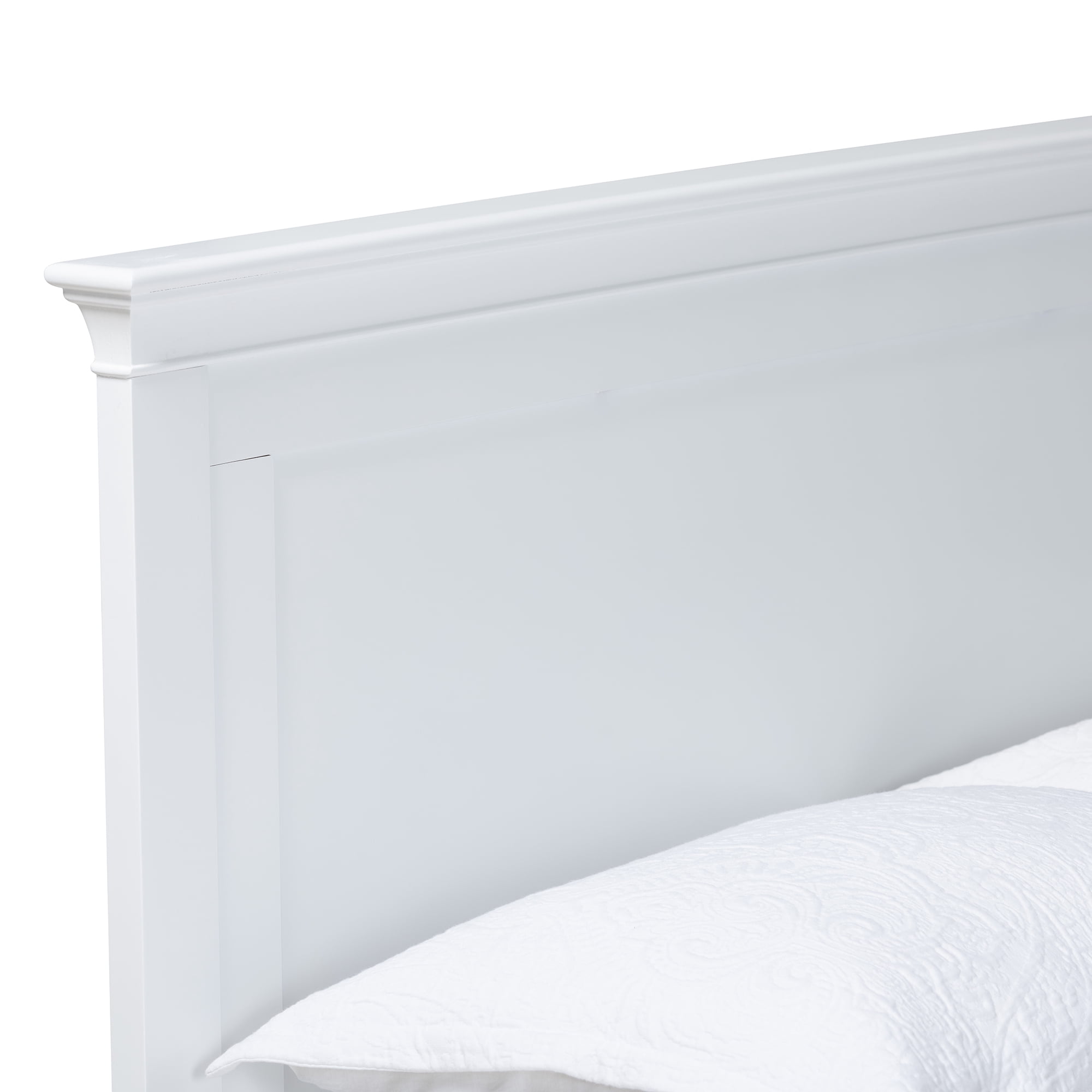 Baxton Studio Ceri Classic and Traditional White Finished Wood Twin Size Daybed