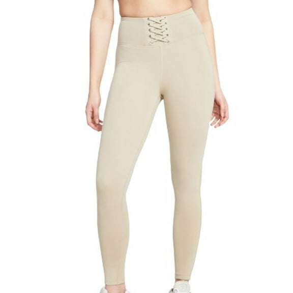 Jenni by Jennifer Moore Womens Lace-Up Leggings Size X-Small Color Sand Tan