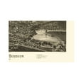 thumbnail image 4 of Historic Panoramic View - Windsor Vermont - Burleigh 1886 - 23 x 36.41 - Vintage Wall Art, 4 of 5