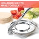thumbnail image 3 of Prensa para tortillas Prensa para tortillas de harina de alta resistencia de 8 pulgadas Máquina para hacer roti pre-sazonada de aleación de aluminio con mango para maíz/masa/pizza/pastel/tortilla de h, 3 of 8