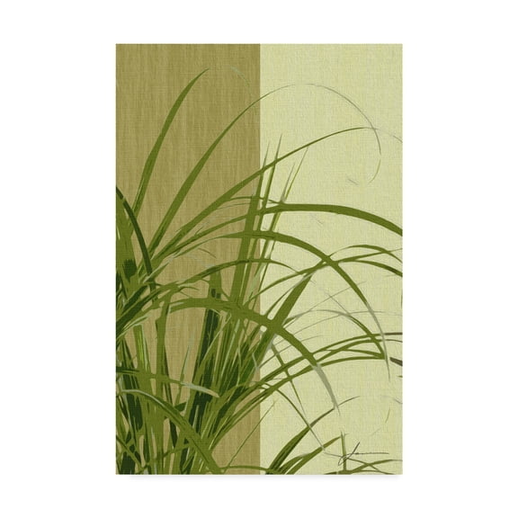 Trademark Fine Art 'Painted Contrast Leaves III' Canvas Art by James Burghardt